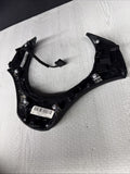 08-13 BMW E90 E92 E93 M3 Lower Steering Wheel Trim Cover Plate Leather