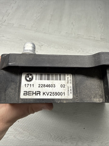15-20 OEM BMW F80 F82 M2 M3 M4 S55 Left Secondary Aux Radiator Cooler + Bracket