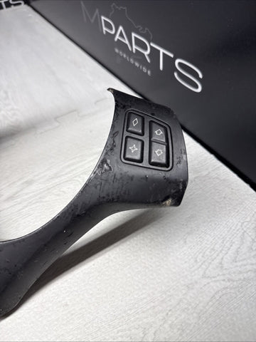 08-13 BMW E90 E92 E93 M3 Steering Wheel Trim Cover Black + Buttons *Peeling*