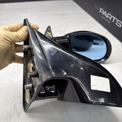 95-99 BMW E36 M3 Coupe Side Mirrors Pair Cosmos Black