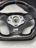 08-13 BMW E90 E92 E93 M3 OHC Carbon fiber Steering Wheel Tri Stitched Manual
