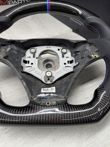 08-13 BMW E90 E92 E93 M3 OHC Carbon fiber Steering Wheel Tri Stitched Manual