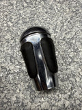 2004-2006 BMW E46 M3 SMG GEAR SHIFT KNOB NAPPA BLACK LEATHER / CHROME OEM