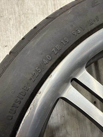 01-06 BMW E46 M3 Factory Front 19x8 M Double Spoke Alloy Style 67 Wheel 19” OEM