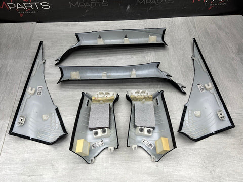 21-24 BMW G82 M4 COUPE A B C PILLARS TRIMS PANELS SET 8096861 8096862
