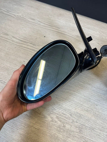 01-06 BMW E46 M3 Side View Door Mirrors Pair Carbon Black