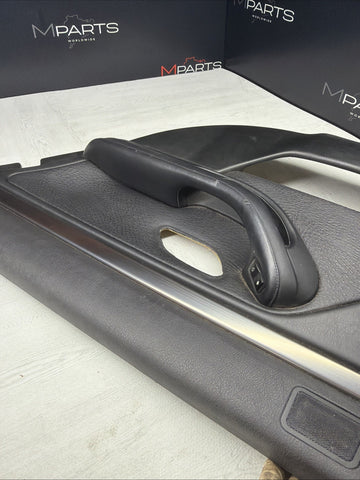 99-03 OEM BMW E39 M5 Rear Right Passenger Door Panel  Leather Black *Notes*