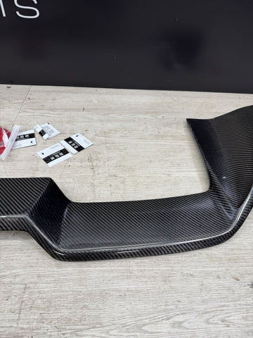 Real Carbon Fiber Rear Roof Spoiler Top Wing BMW X5 X5M F95 SUV 2020-2024