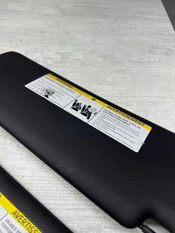 12-20 OEM BMW F30 F32 F80 F82 M3 M4 Interior Sun Visors Black
