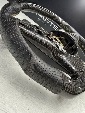 BMW E60 E63 E64 M5 M6 06-10 SMG Steering Wheel Carbon Fiber LED Performance