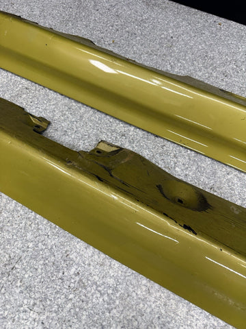 01-06 BMW E46 M3 Rocker Panels Side Skirts OEM Phoenix Yellow
