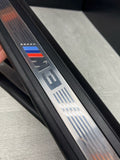 08-13 OEM E92 E93 BMW M3 Left Right Pair Door Sills Panels Scuff Plates