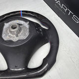 08-13 BMW E90 E92 E93 M3 OHC Carbon fiber Steering Wheel Tri Stitched DCT *Note*