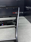 Center Dash Console Carbon Fiber Trims Panels 51168096321 51169396502 BMW F92 M8