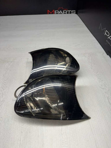 02-06 BMW E46 325 328 M3 Tinted Smoked Corner Lights Tail Lamps 6919651 6919652