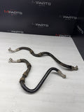 06-10 BMW E60 E63 E64 M5 M6 V10 S85 Engine Motor Oil Cooler Lines Hoses Pair