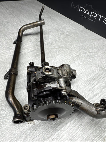 01-06 BMW E46 M3 S54 Engine Oil Pump + Pick Up Tubes