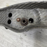 01-06 BMW E46 M3 Front Bumper Rebar Reinforcement Beam *Crack*