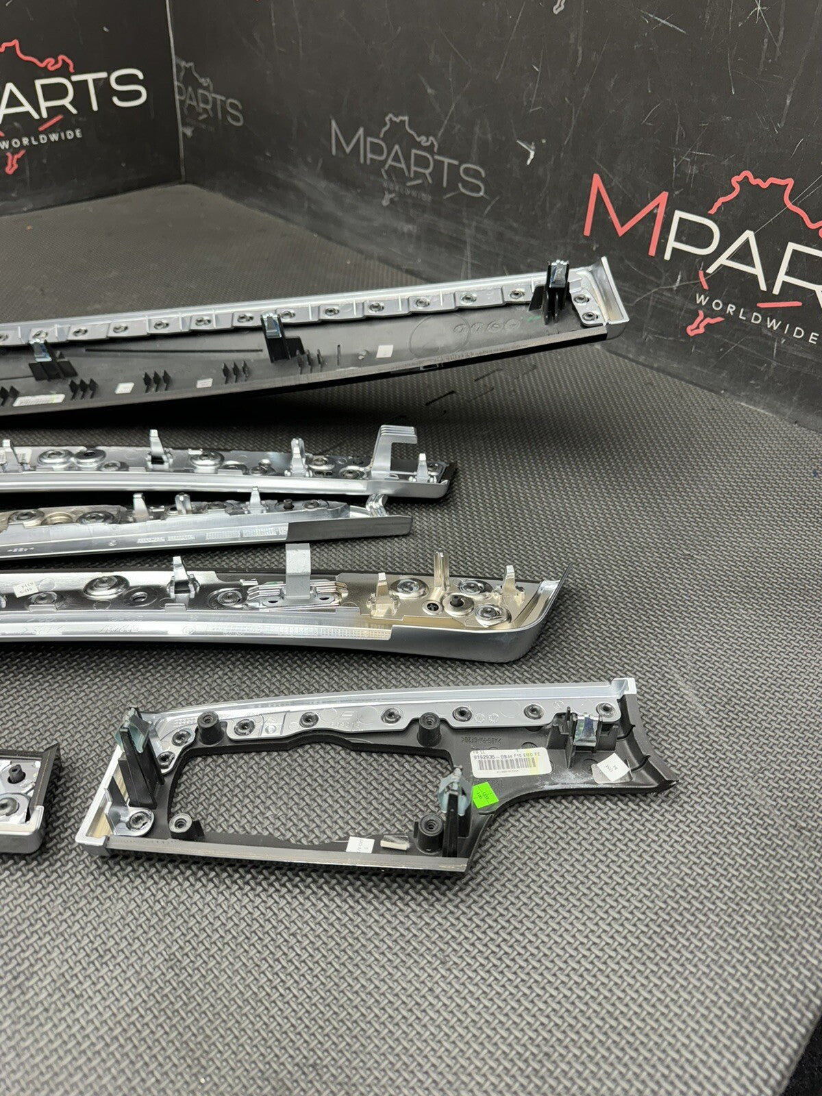 2011-2016 BMW F10 550 M5 Dashboard Trim Set Dark Fine Line