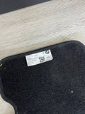 BMW OEM G20 G80 M3 19-23 BLACK FRONT CARPET FLOOR MATS