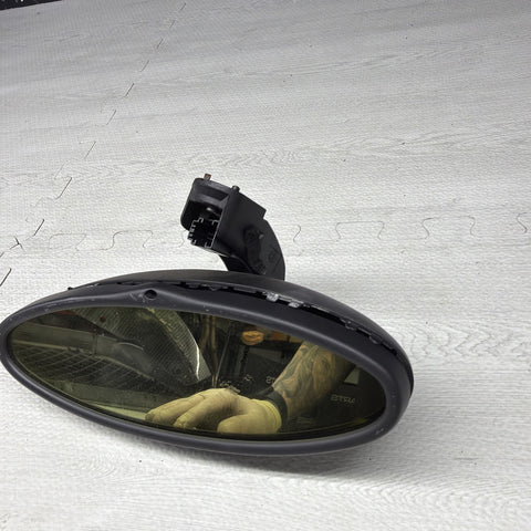 01-06 BMW E46 M3 Rearview Rear View Oval Mirror Inner Housing *Notes*