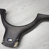 OEM 01-06 BMW E46 M3 Lower Steering Wheel Trim Cover Plate Titan Shadow Grey