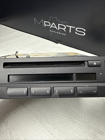 2001 BMW E46 330C M3 RADIO CAR STEREO CD PLAYER RECEIVER 6909882 OEM *Broken Tab