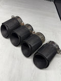 Valvetronic Designs 76mm Carbon Fiber Exhaust Tips Universal