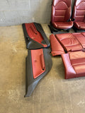 BMW E46 M3 01-06 Coupe Imola Red Nappa Leather Interior Seats Panels Set OEM