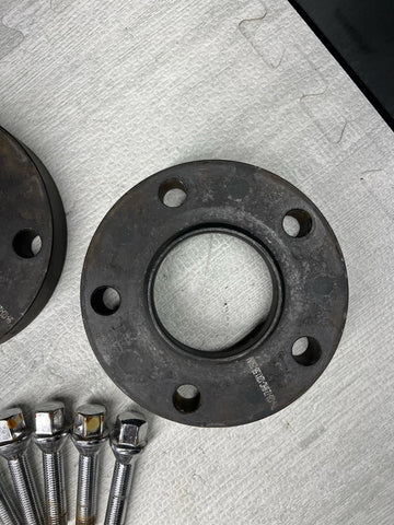 25MM Spacers + Extended Bolts PAIR 5x120 BMW E SERIES