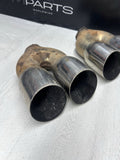 BMW E46 E92 M3 M5 M6 Exhaust Muffler Tips Aftermarket Custom 3”