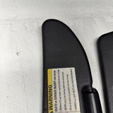 98-02 BMW Z3 M Z3M CONVERTIBLE PANELS SUN VISORS BLACK