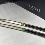 BMW E46 325 330 M3 Roof Rails Moldings Trims Pair Coupe OEM