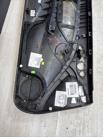 01-06 BMW E46 M3 PASSENGER RIGHT SIDE DOOR PANEL CARD CINNAMON OEM