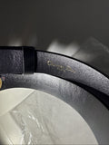 NEW Christian Dior Signature Logo Buckle Belt Women’s Black Small