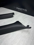 01-06 BMW E46 M3 Convertible Front A Pillars Black Original OEM Pair