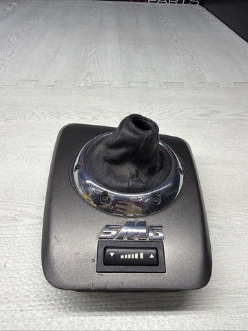 01-06 BMW E46 M3 Center Dome SMG Shift Plate Titan Shadow Grey