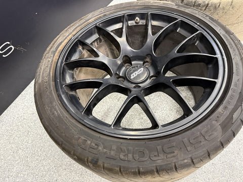 18” APEX EC-7 Rims Wheels Black 18x9.5 ET22 / 18x10.5 ET27 5x120 BMW E9X M3