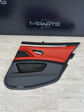 11-16 BMW F10 M5 SEDAN REAR RIGHT PASSENGER SAKHIR ORANGE DOOR CARD PANEL