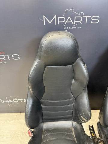 98-02 BMW Z3M Convertible Interior Front Heated Seats Black / Black *Notes*