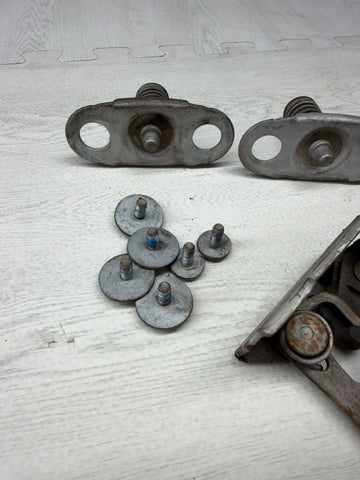 01-06 BMW E46 330 M3 Hood Hardware Safety Release Catch Latch Lock SET OEM