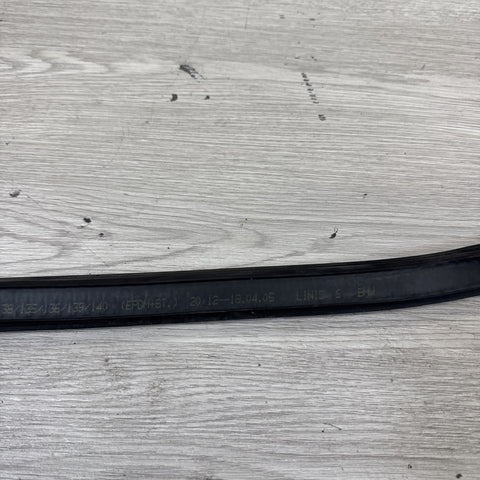 BMW E46 M3 01-06 Left Driver Side Door Weather Strip Seal Black OEM *Notes*