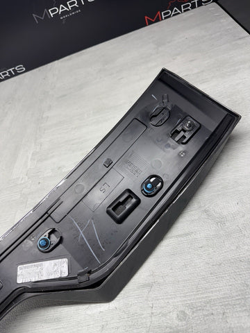 20-25 BMW X6M REAR LIFT GATE PANEL TRIM MOLDING SPOILER OEM DRAVIT GREY