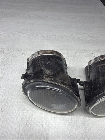 01-06 BMW E46 M3 Front Left Right Passenger Driver Bumper Fog Lights Clear OEM
