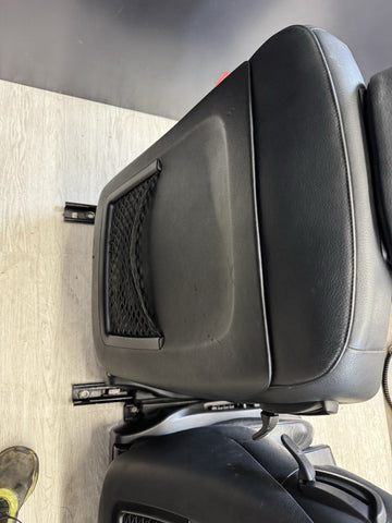 06-10 BMW E63 M6 Front Merino Black Leather Heated Left Right Sport Seat Set OEM
