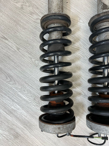 06-10 BMW E60 M5 REAR SUSPENSION SHOCKS STRUTS EDC 2283125 STOCK FACTORY SET