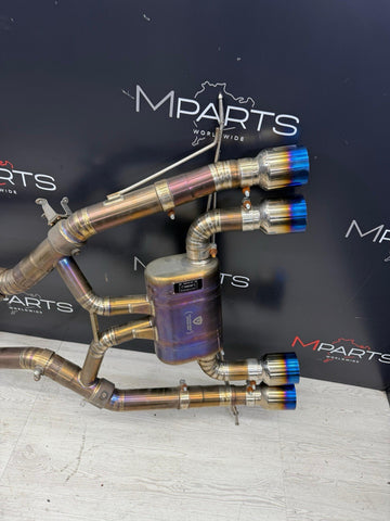 Valvetronic Designs Valved Titanium Full Exhaust w/ Burnt Tips 20-25 BMW G87 M2