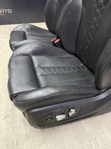 BMW 19-26 F95 X5M Front Seats Leather Heated Black