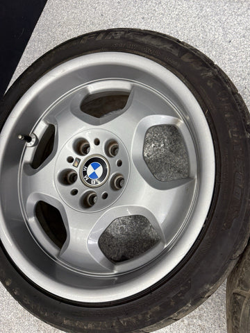 95-99 BMW E36 M3 OEM 17" Staggered M Contour Set of 4 Wheels Rims