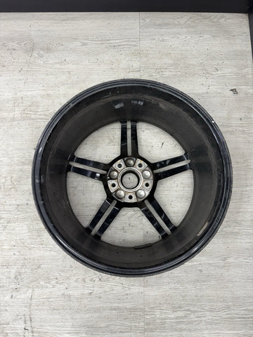 Porsche Taycan 96795 66158 OEM Wheel Rim 21x9.5 Front Gloss Black *Curbed